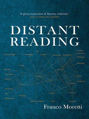 Distant Reading - ebook